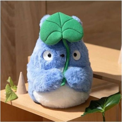 STUDIO GHIBLI MY NEIGHBOR TOTORO WITH LEAF BLUE 18CM PLUSH FIGURE