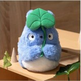 STUDIO GHIBLI MY NEIGHBOR TOTORO WITH LEAF BLUE 18CM PLUSH FIGURE