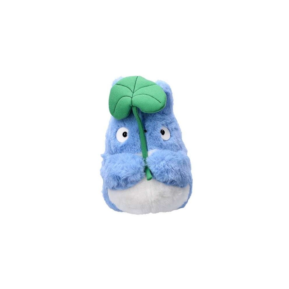 STUDIO GHIBLI MY NEIGHBOR TOTORO WITH LEAF BLUE 18CM PLUSH FIGURE