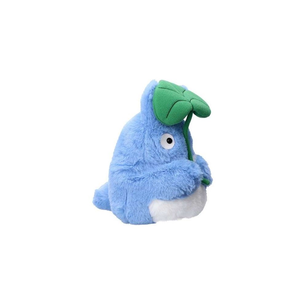 STUDIO GHIBLI MY NEIGHBOR TOTORO WITH LEAF BLUE 18CM PLUSH FIGURE
