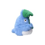 STUDIO GHIBLI MY NEIGHBOR TOTORO WITH LEAF BLUE 18CM PLUSH FIGURE
