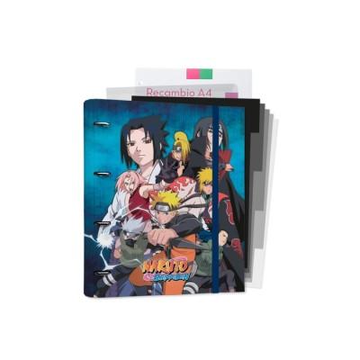 NARUTO SHIPPUDEN RACCOGLITORE AD ANELLI PREMIUM SET GRUPO ERIK
