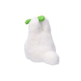 IL MIO VICINO TOTORO WITH LEAF WHITE 16CM PELUCHES FIGURE STUDIO GHIBLI