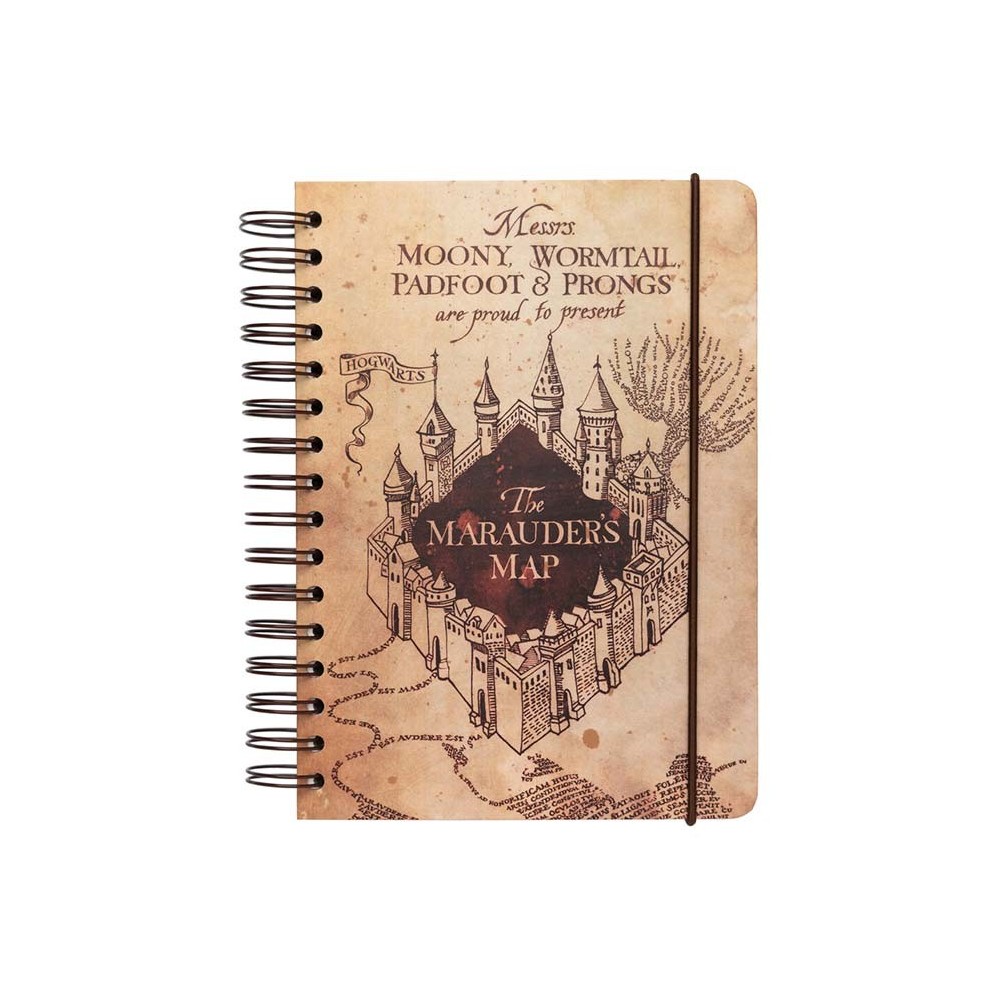 HARRY POTTER MARAUDER'S MAP TACCUINO A5 GRUPO ERIK