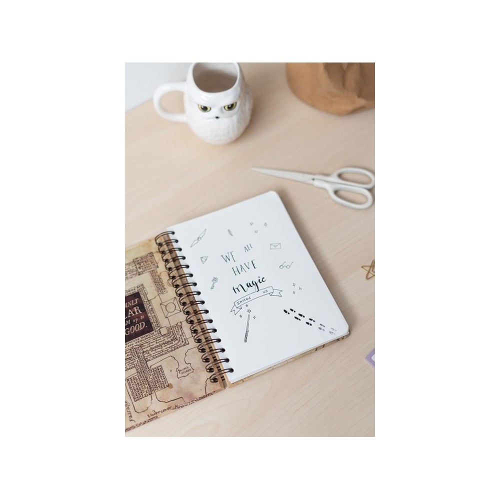 HARRY POTTER MARAUDER'S MAP TACCUINO A5 GRUPO ERIK