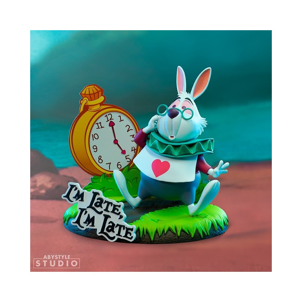 ALICE NEL PAESE DELLE MERAVIGLIE BIANCONIGLIO SUPER FIGURE COLLECTION STATUA ABYSTYLE