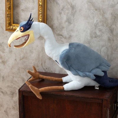 STUDIO GHIBLI THE BOY AND THE HERON GREY HERON PLUSH FIGURE