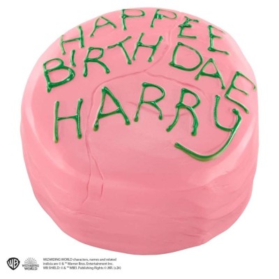 NOBLE COLLECTIONS HARRY POTTER BIRTHDAY CAKE ANTISTRESS FIGURE