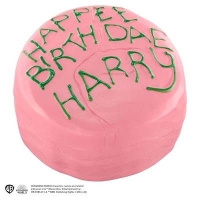 NOBLE COLLECTIONS HARRY POTTER BIRTHDAY CAKE ANTISTRESS FIGURE