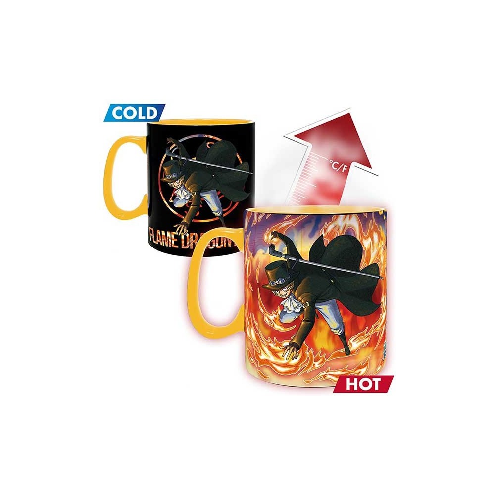 ONE PIECE LUFFY E SABO TAZZA CAMBIACOLORE ABYSTYLE