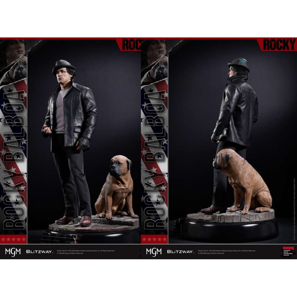 BLITZWAY ROCKY 1976 ROCKY BALBOA SUPERB SCALE STATUE FIGURE