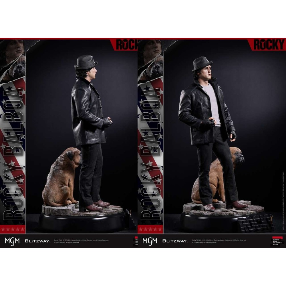 ROCKY 1976 ROCKY BALBOA SUPERB SCALE STATUA FIGURE BLITZWAY