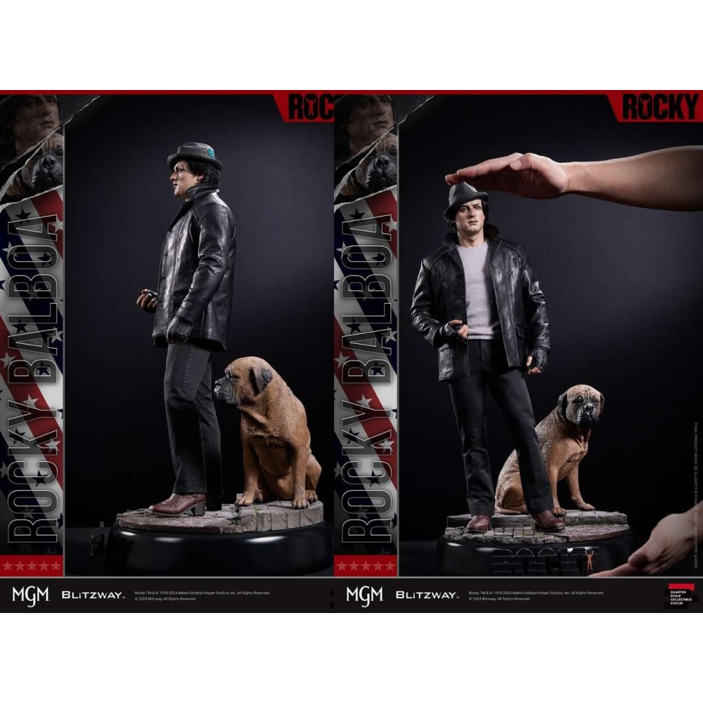 BLITZWAY ROCKY 1976 ROCKY BALBOA SUPERB SCALE STATUE FIGURE