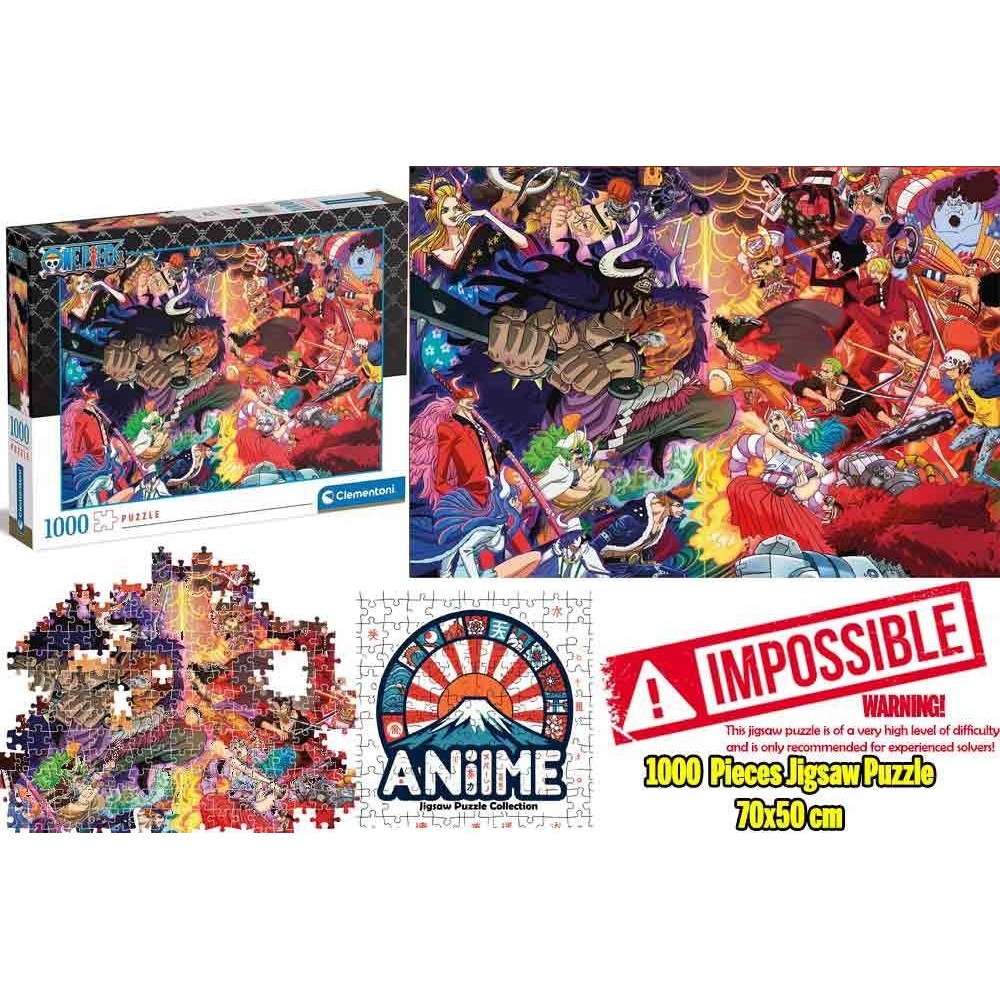 ONE PIECE THE BRAWL 1000 PEZZI PUZZLE CLEMENTONI