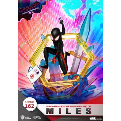 BEAST KINGDOM D-STAGE SPIDER-MAN ACROSS THE SPIDER-VERSE MILES STATUE FIGURE