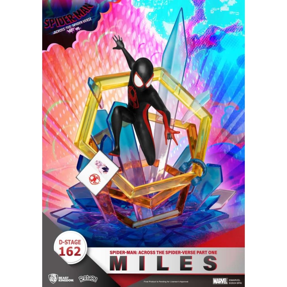 D-STAGE SPIDER-MAN ACROSS THE SPIDER-VERSE MILES STATUA FIGURE DIORAMA BEAST KINGDOM