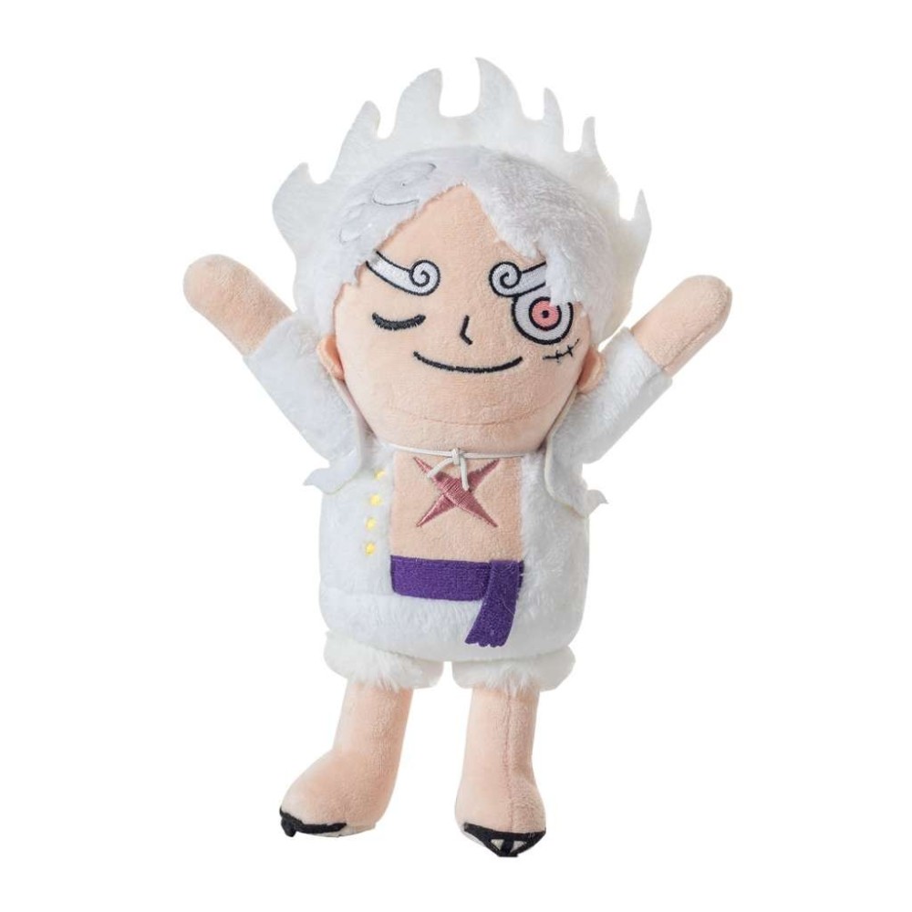 ONE PIECE MONKEY D. LUFFY GEAR 5 GUM GUM STRETCH 27CM PELUCHE FIGURE SAKAMI MERCHANDISE