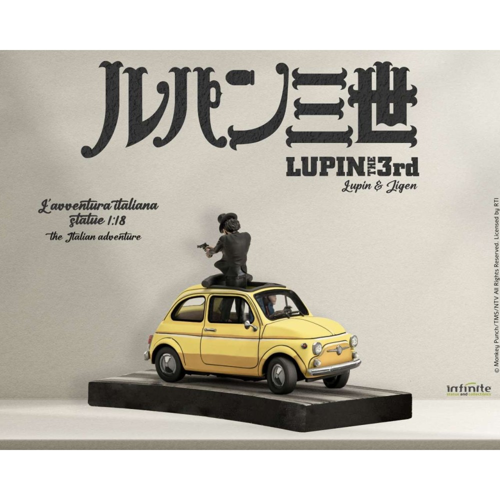 LUPIN THE THIRD L'AVVENTURA ITALIANA STATUA 1/18 DIORAMA INFINITE STATUE
