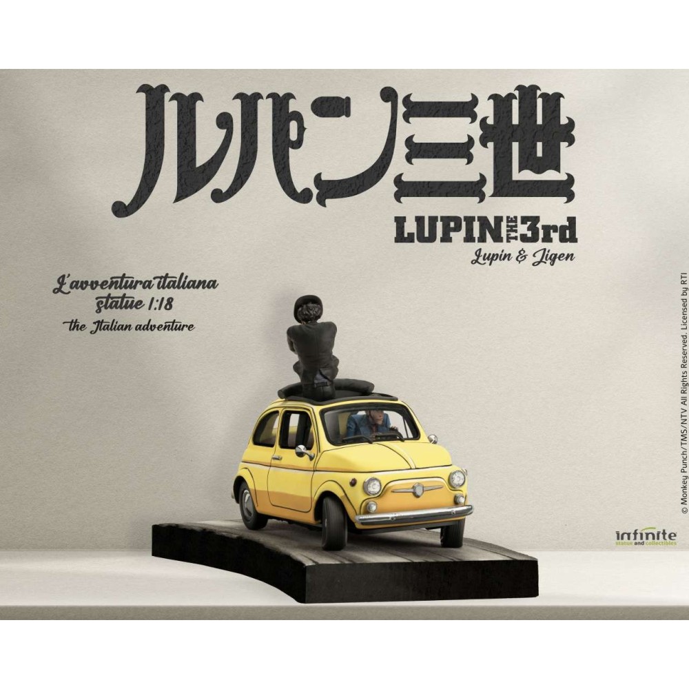 LUPIN THE THIRD L'AVVENTURA ITALIANA STATUA 1/18 DIORAMA INFINITE STATUE