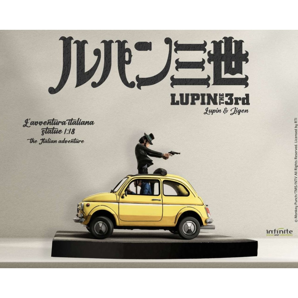 LUPIN THE THIRD L'AVVENTURA ITALIANA STATUA 1/18 DIORAMA INFINITE STATUE
