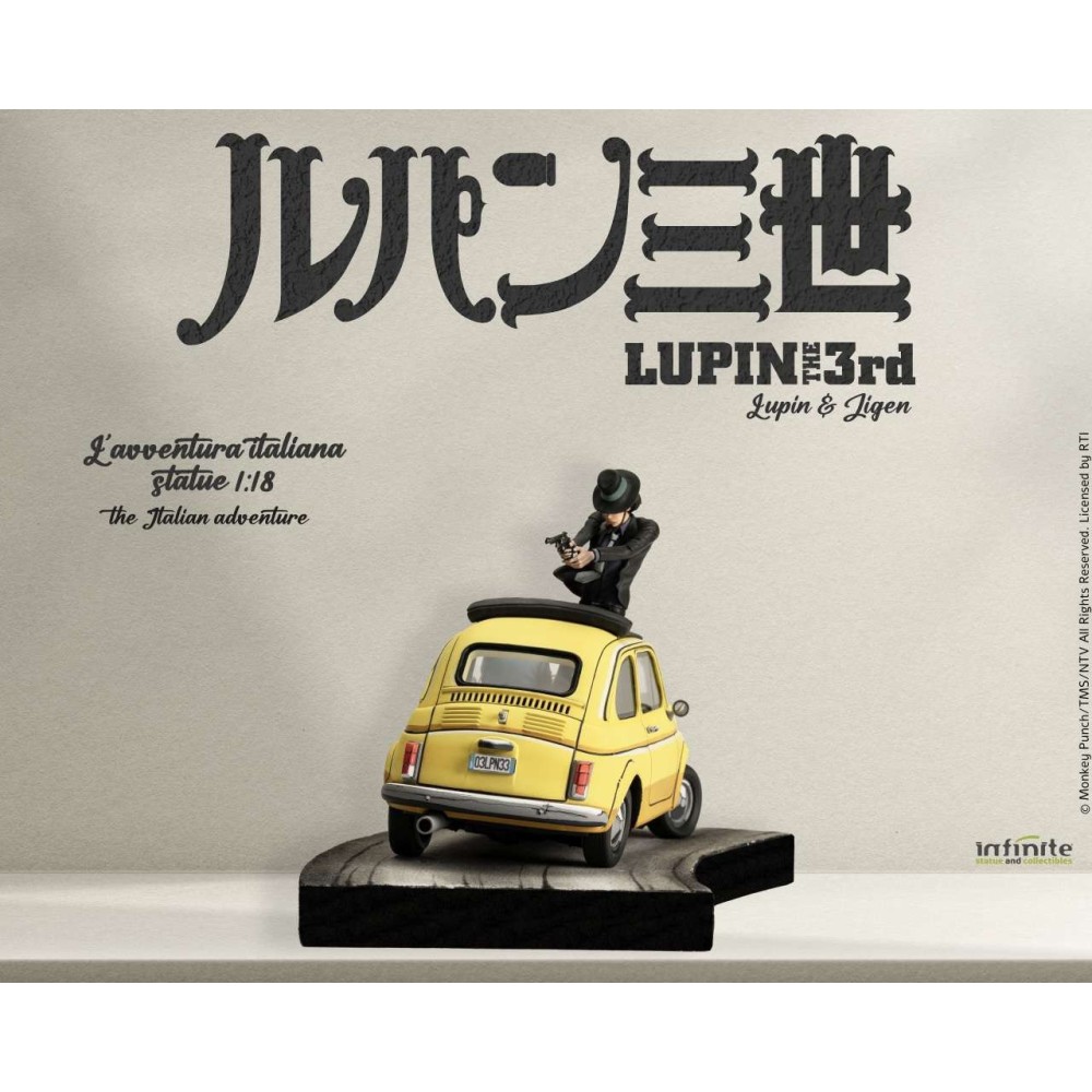 LUPIN THE THIRD L'AVVENTURA ITALIANA STATUA 1/18 DIORAMA INFINITE STATUE