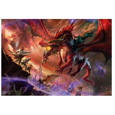 DUNGEONS AND DRAGONS KANSALDI ON RED DRAGON 500 PEZZI PUZZLE CLEMENTONI