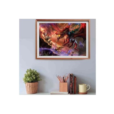 DUNGEONS AND DRAGONS KANSALDI ON RED DRAGON 500 PEZZI PUZZLE CLEMENTONI