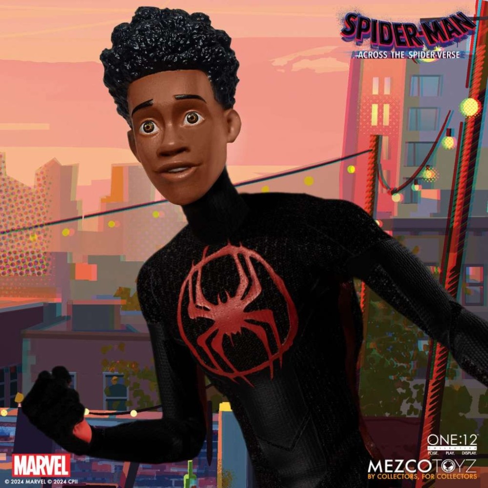 SPIDER-MAN ACROSS THE SPIDER-VERSE MILES MORALES ONE:12 ACTION FIGURE MEZCO TOYS