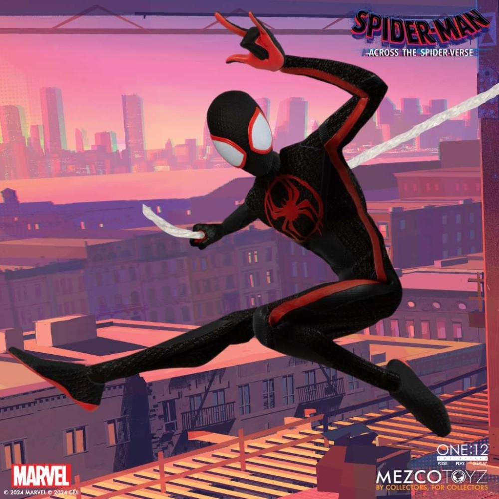 MEZCO TOYS SPIDER-MAN ATSV MILES MORALES ONE:12 ACTION FIGURE