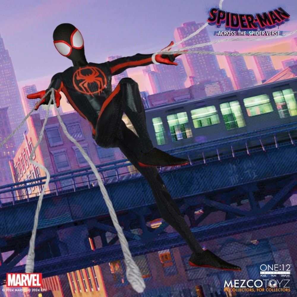 SPIDER-MAN ACROSS THE SPIDER-VERSE MILES MORALES ONE:12 ACTION FIGURE MEZCO TOYS