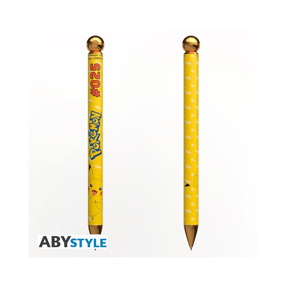 POKEMON POKEBALL 3D PIKACHU PENNA ABYSTYLE