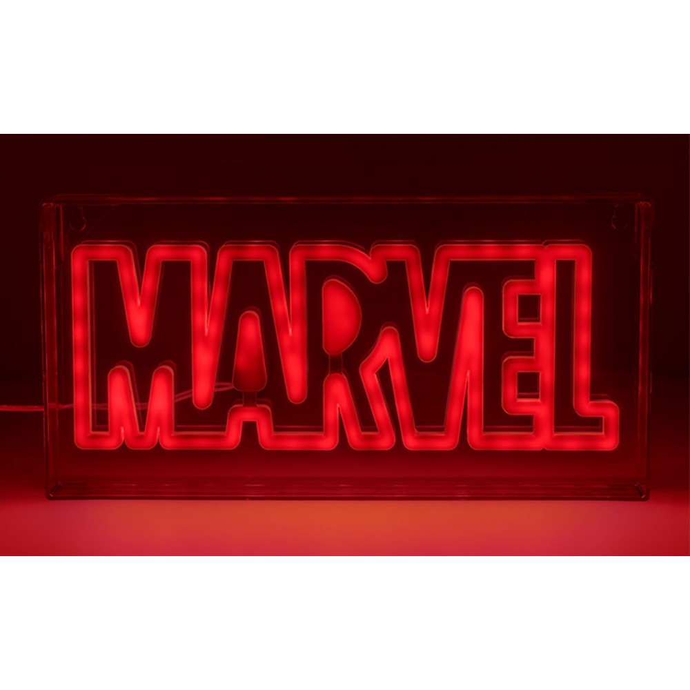 MARVEL LOGO LED NEON LIGHT LAMPADA PALADONE PRODUCTS