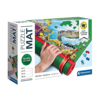 PUZZLE STORING MAT TAPPETINO ARROTOLABILE PORTA PUZZLE CLEMENTONI