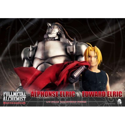 FULLMETAL ALCHEMIST BROTHERHOOD EDWARD AND ALPHONSE ELRIC TWIN PACK VERSION ACTION FIGURE THREEZERO