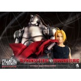 THREEZERO FULLMETAL ALCHEMIST BROTHERHOOD EDWARD & ALPHONSE ELRIC TWIN PACK ACTION FIGURE