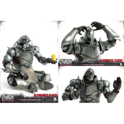 THREEZERO FULLMETAL ALCHEMIST BROTHERHOOD EDWARD & ALPHONSE ELRIC TWIN PACK ACTION FIGURE