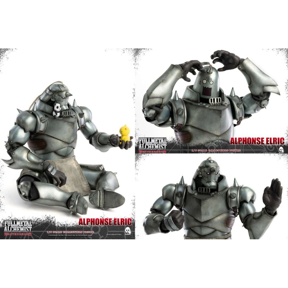 FULLMETAL ALCHEMIST BROTHERHOOD EDWARD AND ALPHONSE ELRIC TWIN PACK VERSION ACTION FIGURE THREEZERO