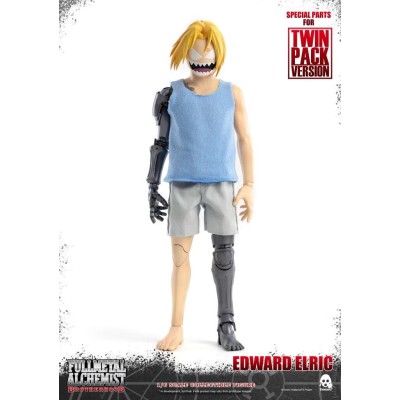 THREEZERO FULLMETAL ALCHEMIST BROTHERHOOD EDWARD & ALPHONSE ELRIC TWIN PACK ACTION FIGURE