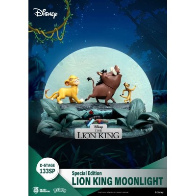 D-STAGE DISNEY CLASSIC IL RE LEONE MOONLIGHT 133SP SPECIAL EDITION STATUA FIGURE DIORAMA BEAST KINGDOM
