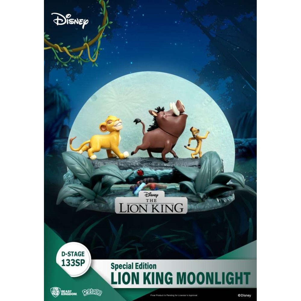 D-STAGE DISNEY CLASSIC IL RE LEONE MOONLIGHT 133SP SPECIAL EDITION STATUA FIGURE DIORAMA BEAST KINGDOM