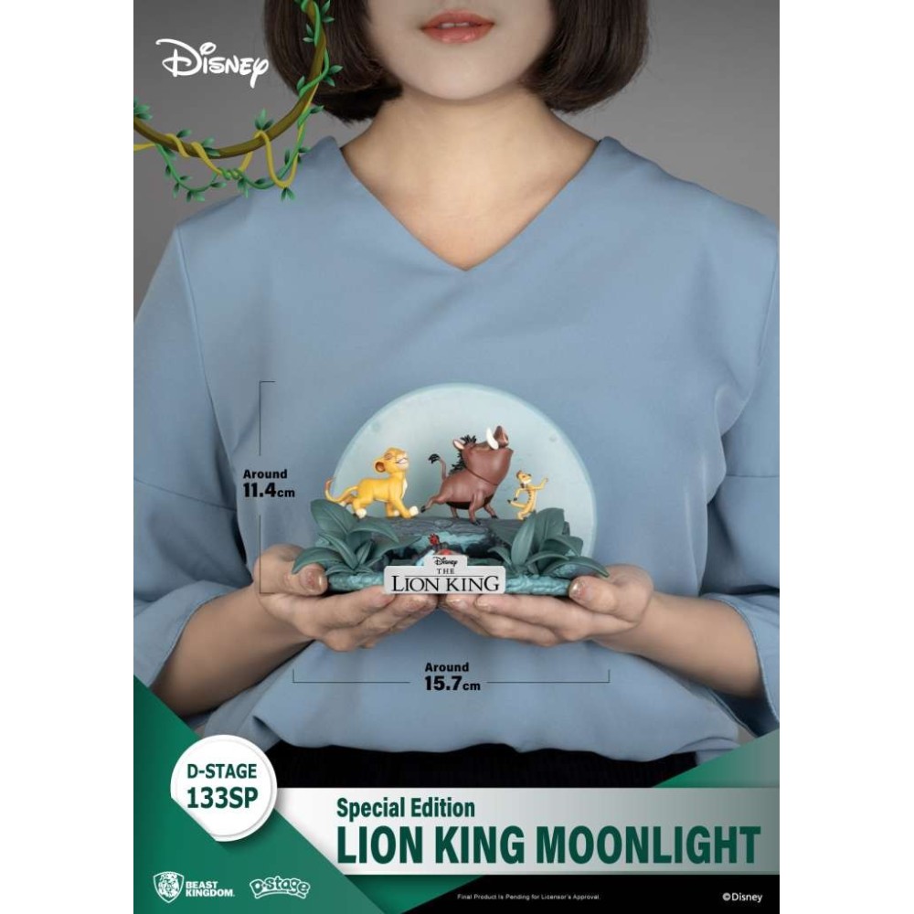 D-STAGE DISNEY CLASSIC IL RE LEONE MOONLIGHT 133SP SPECIAL EDITION STATUA FIGURE DIORAMA BEAST KINGDOM