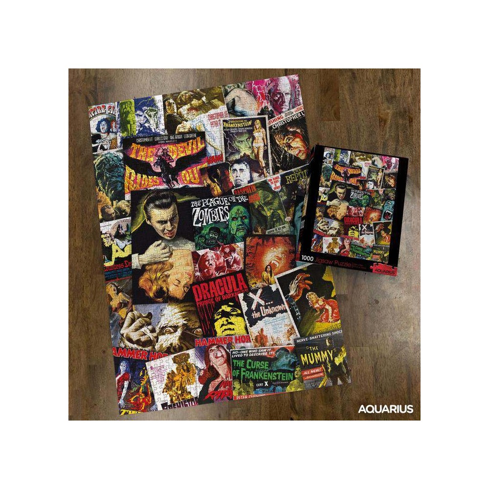 AQUARIUS ENT HAMMER HOUSE OF HORROR 1000 PIECES JIGSAW PUZZLE