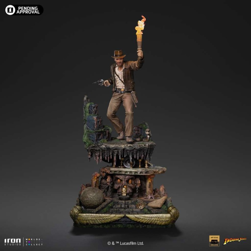 IRON STUDIOS INDIANA JONES ART SCALE DELUXE 1/10 STATUE