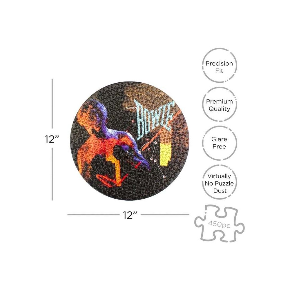AQUARIUS ENT DAVID BOWIE LET'S DANCE 450 PCS SHAPED PUZZLE JIGSAW 30X30CM