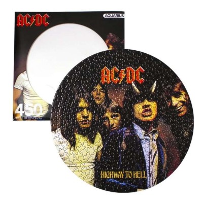 AQUARIUS ENT AC/DC HIGHWAY TO HELL 450 PCS SHAPED PUZZLE JIGSAW 30X30CM