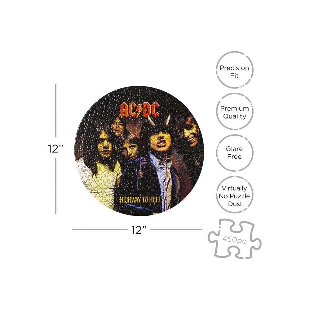 AC/DC HIGHWAY TO HELL 450 PCS SHAPED PUZZLE 30X30CM AQUARIUS ENT