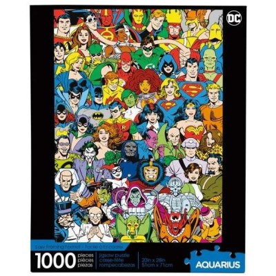 DC COMICS RETRO CAST 1000 PEZZI PUZZLE AQUARIUS ENT