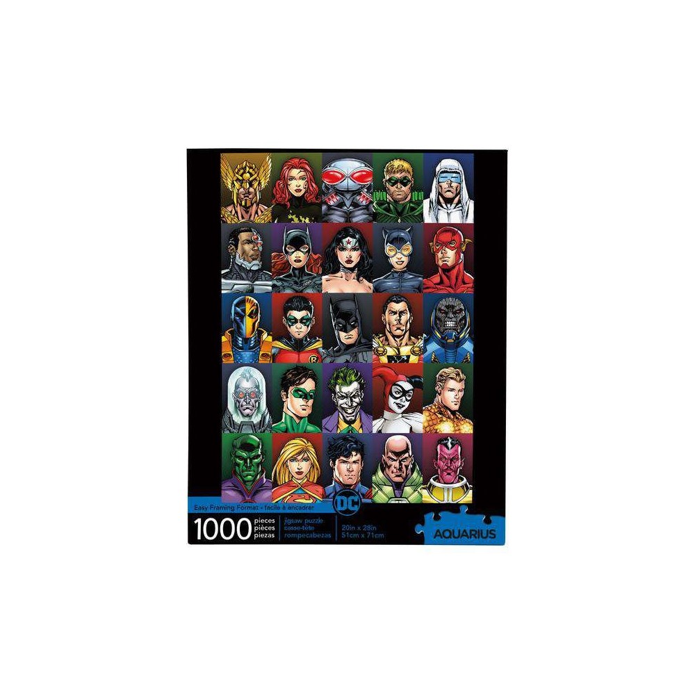 DC COMICS HEROES 1000 PEZZI PUZZLE AQUARIUS ENT