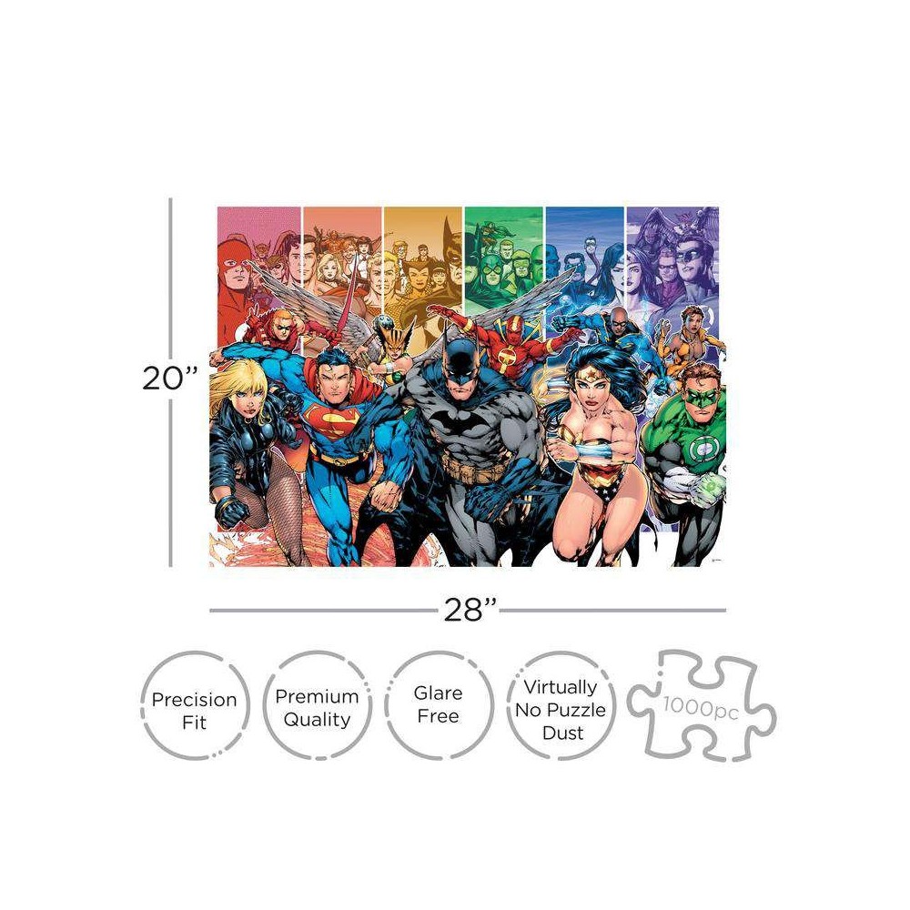 AQUARIUS ENT DC COMICS JUSTICE LEAGUE 1000 PIECES JIGSAW PUZZLE