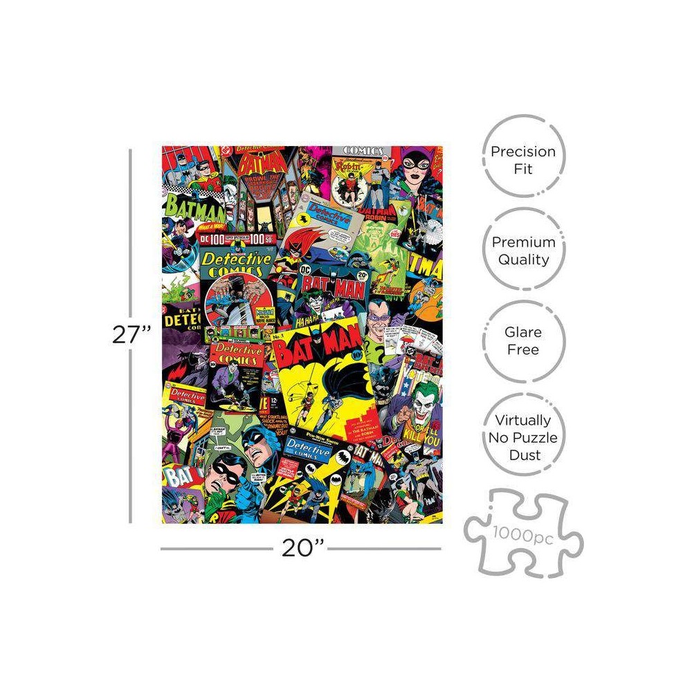 AQUARIUS ENT DC COMICS BATMAN COLLAGE 1000 PIECES JIGSAW PUZZLE